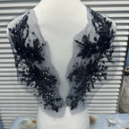 New Arrival Multi-Color Lace Embroidered Sequin Trim - DIY Bridal/Evening/Dance Costume Applique Lace Border