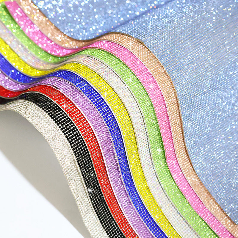 Rhinestone stickers for bags, shoes, accessories, glass, clothing, rhinestone stickers, DIY rhinestone strips