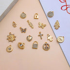 Electroplating Point Diamond Zinc Alloy Small Pendant Diy Jewelry Accessories High-end Bracelet Necklace Earrings Diy Material Pendant