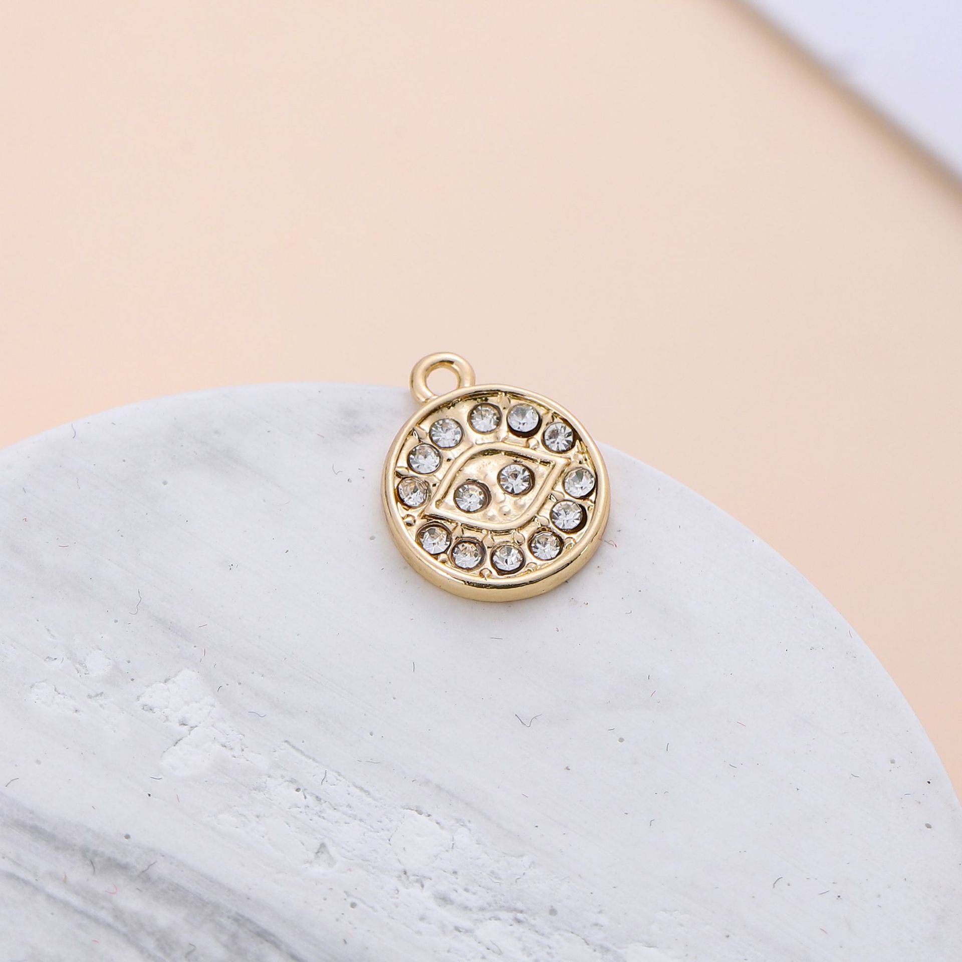 Electroplating Point Diamond Zinc Alloy Small Pendant Diy Jewelry Accessories High-end Bracelet Necklace Earrings Diy Material Pendant