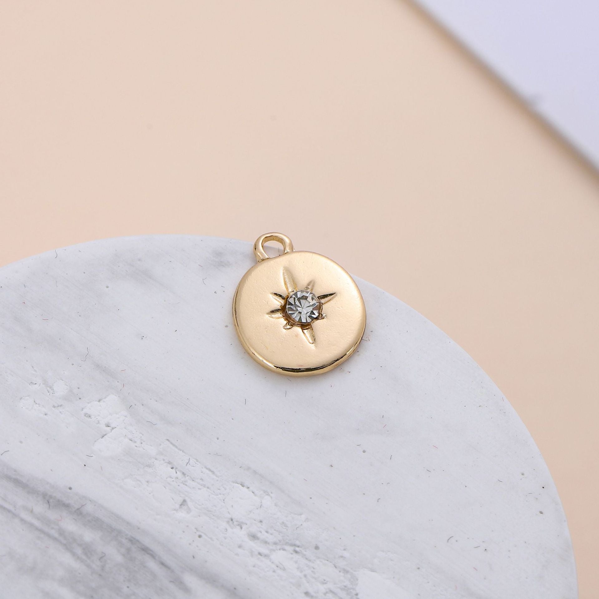 Electroplating Point Diamond Zinc Alloy Small Pendant Diy Jewelry Accessories High-end Bracelet Necklace Earrings Diy Material Pendant