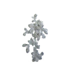 3D Embroidered Flower Patches & Delicate Lace Trims - All-in-One Apparel Decor Set