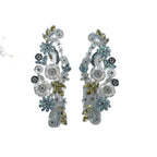 Heavy - Duty Appliqué Embroidered Collar Flower with Beading - 3D Beaded Embroidery for Wedding Dress DIY, Hot - Selling Accessory