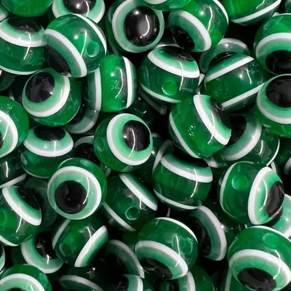 Resin Eyes Beads Devil's Eye Türkiye Blue Eyes Stripes Luya Fish Eyes Block Beads diy Loose Beads Beads