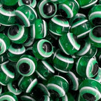 Resin Devil's Eye Beads - Turkish Blue Evil Eye Striped Loose Beads for DIY Jewelry