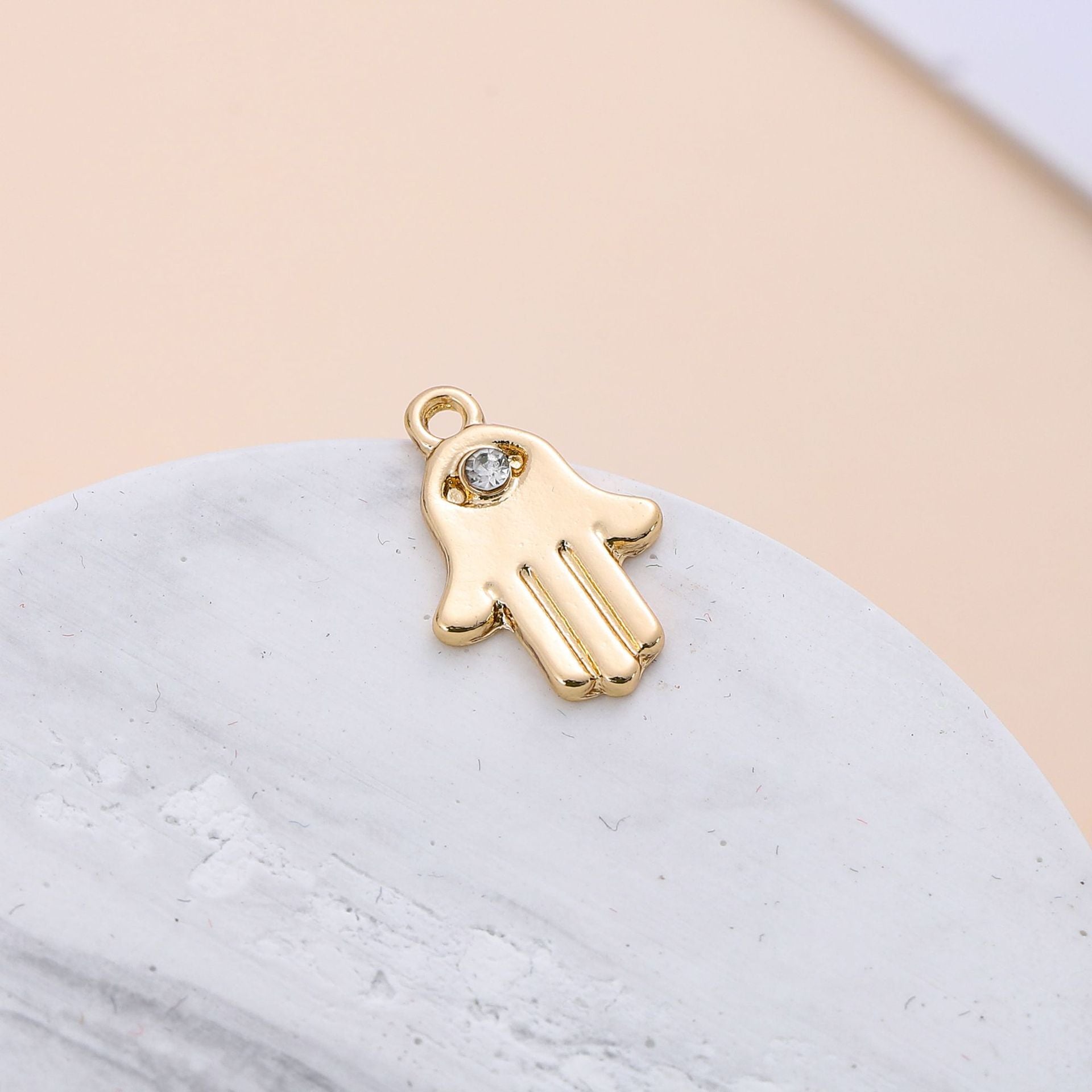 Electroplating Point Diamond Zinc Alloy Small Pendant Diy Jewelry Accessories High-end Bracelet Necklace Earrings Diy Material Pendant