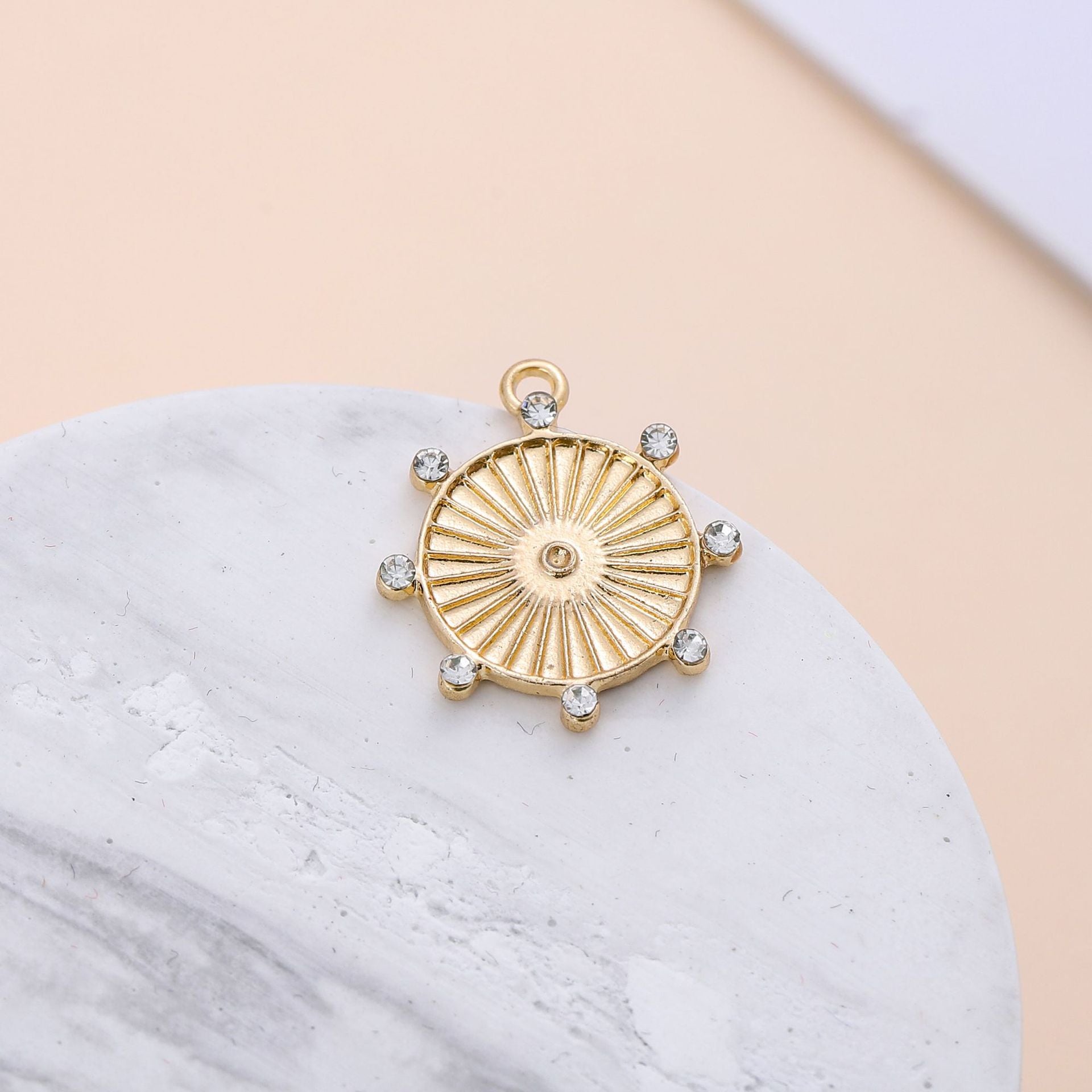 Electroplating Point Diamond Zinc Alloy Small Pendant Diy Jewelry Accessories High-end Bracelet Necklace Earrings Diy Material Pendant