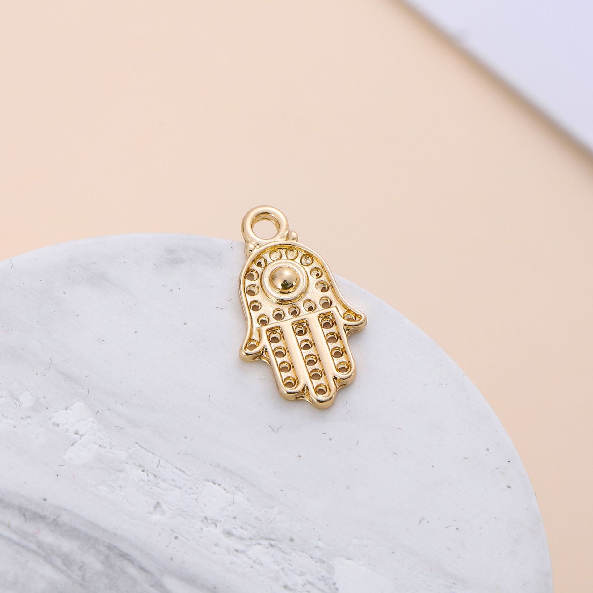 Electroplating Point Diamond Zinc Alloy Small Pendant Diy Jewelry Accessories High-end Bracelet Necklace Earrings Diy Material Pendant