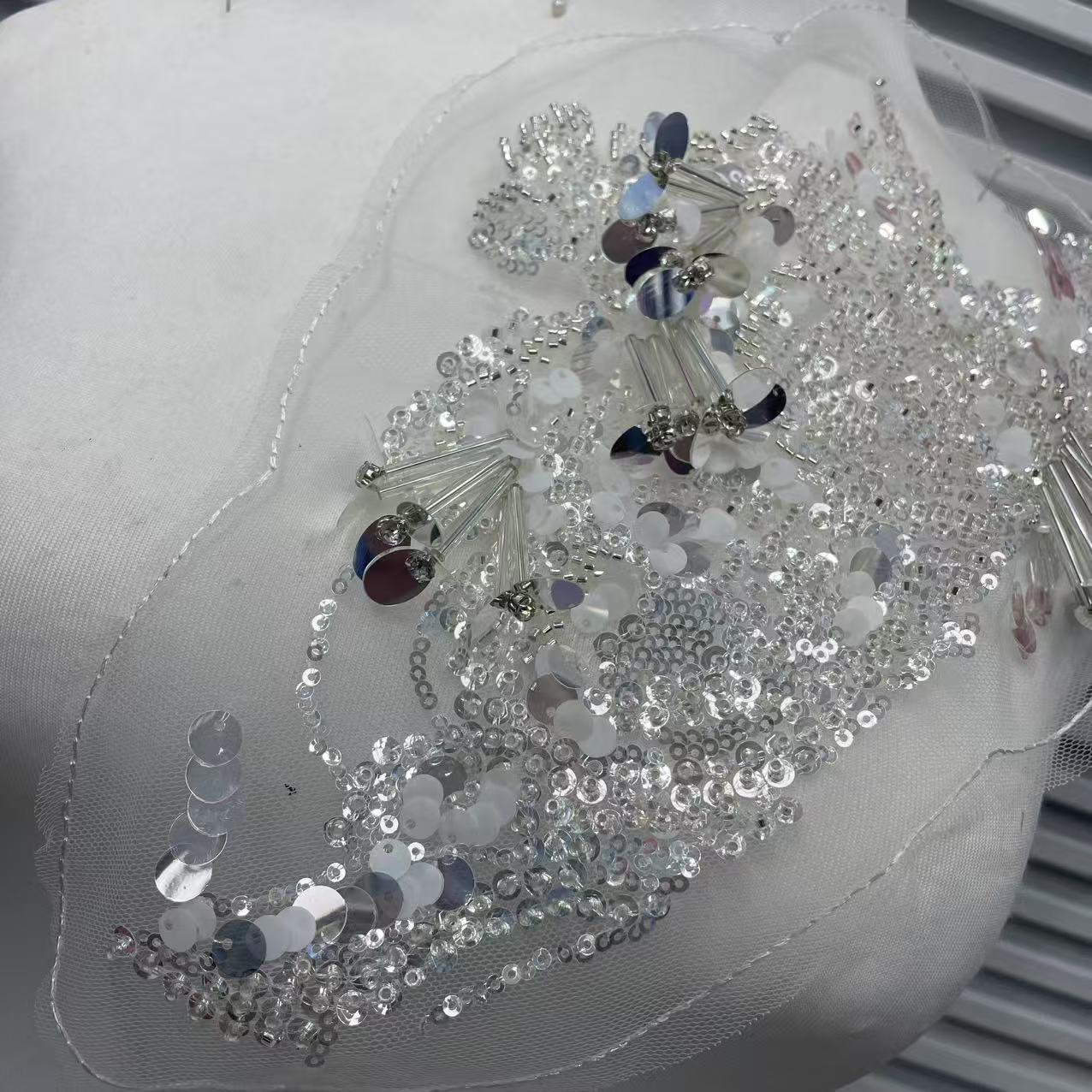 9mm Gold Glitter Background Fabric - Wedding & Event Decorative Sequins Sheet