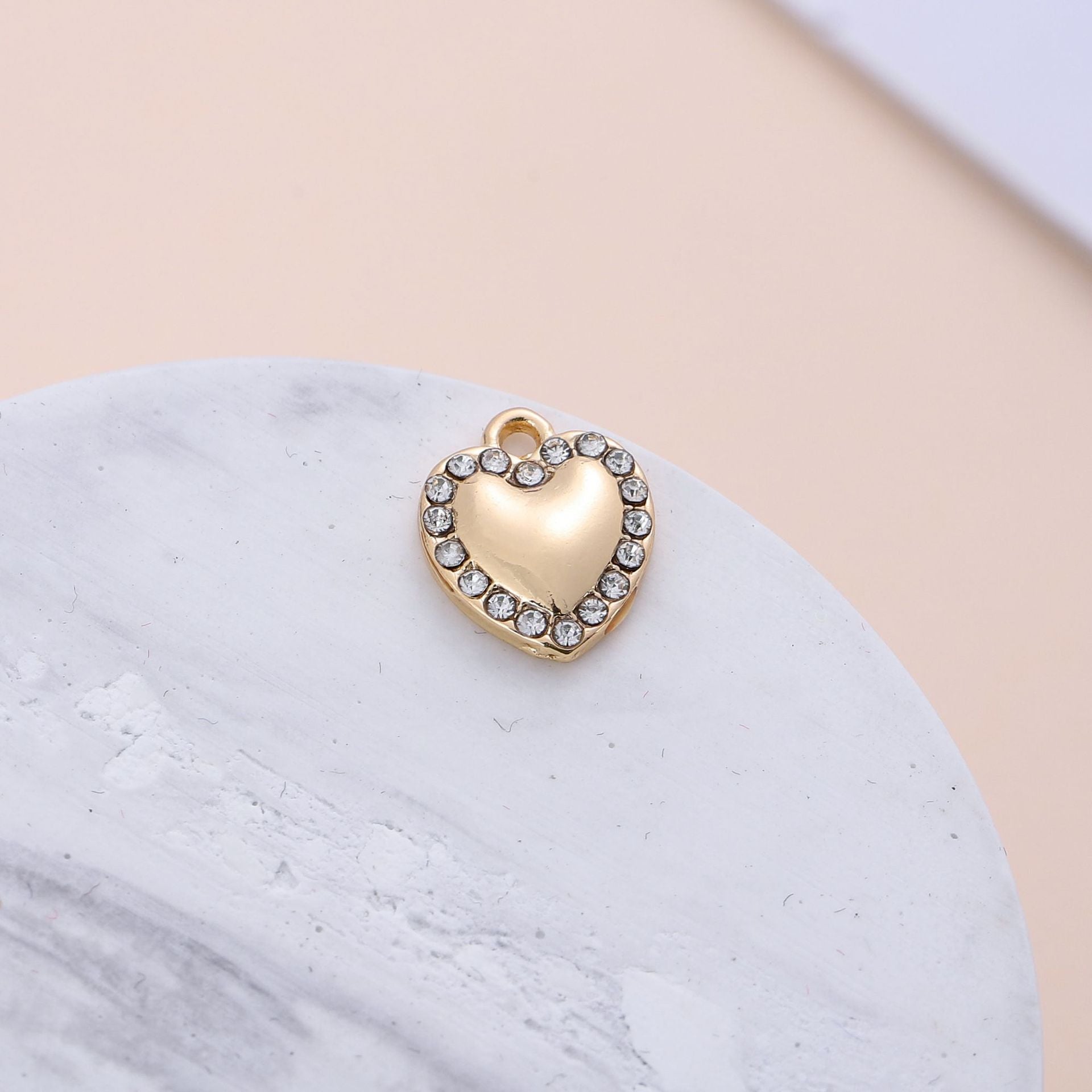 Electroplating Point Diamond Zinc Alloy Small Pendant Diy Jewelry Accessories High-end Bracelet Necklace Earrings Diy Material Pendant