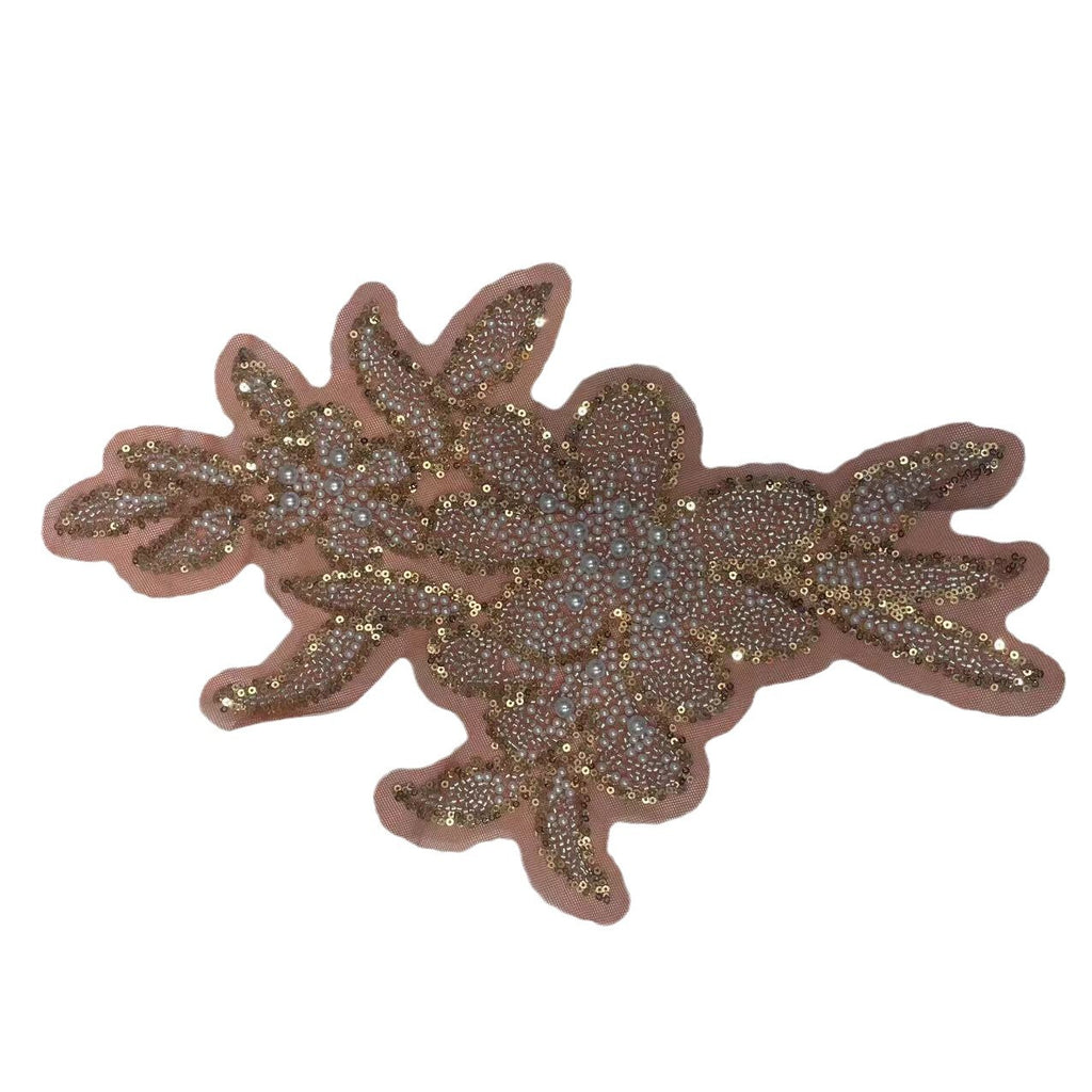 New 3D Beaded Flower Coat Trim - Rhinestone Collar, Waist & Shoulder Accessories for Wedding Dress DIY