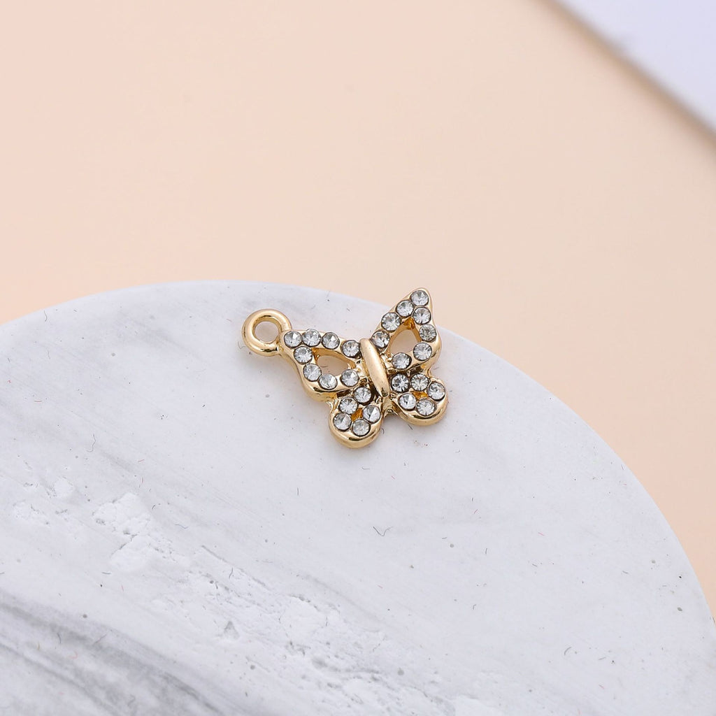 Electroplating Point Diamond Zinc Alloy Small Pendant Diy Jewelry Accessories High-end Bracelet Necklace Earrings Diy Material Pendant