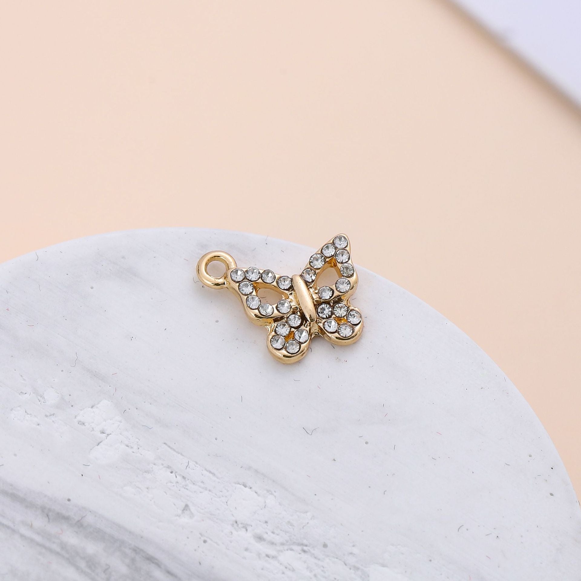 Electroplating Point Diamond Zinc Alloy Small Pendant Diy Jewelry Accessories High-end Bracelet Necklace Earrings Diy Material Pendant