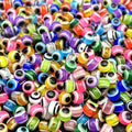 Resin Eyes Beads Devil's Eye Türkiye Blue Eyes Stripes Luya Fish Eyes Block Beads diy Loose Beads Beads
