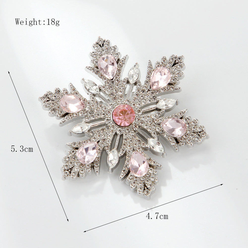 Women's Christmas Brooches Set - New Fashion Santa Tree Reindeer Wreath Snowflake Bell Pins