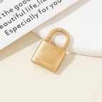 Diamond Studded Lock Pendant, Heart-shaped Lock, Fake Lock Bracelet, Earring Material, Luggage, Clothing Decoration, Diy Alloy Jewelry Accessories
