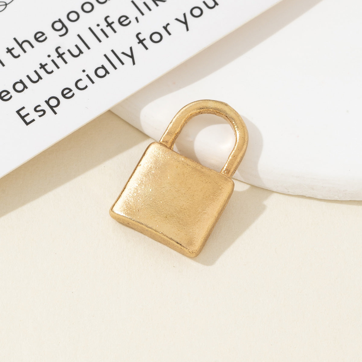 Diamond Studded Lock Pendant, Heart-shaped Lock, Fake Lock Bracelet, Earring Material, Luggage, Clothing Decoration, Diy Alloy Jewelry Accessories