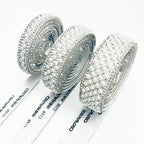Pearl Rhinestone Strip, Self-adhesive Rhinestone Strip, Diy Jewelry Accessory, Shoe And Bag Decoration, Clothing Rhinestone Patch