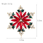 Women's Christmas Brooches Set - New Fashion Santa Tree Reindeer Wreath Snowflake Bell Pins