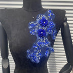3D Embroidered Flower Patches & Delicate Lace Trims - All-in-One Apparel Decor Set