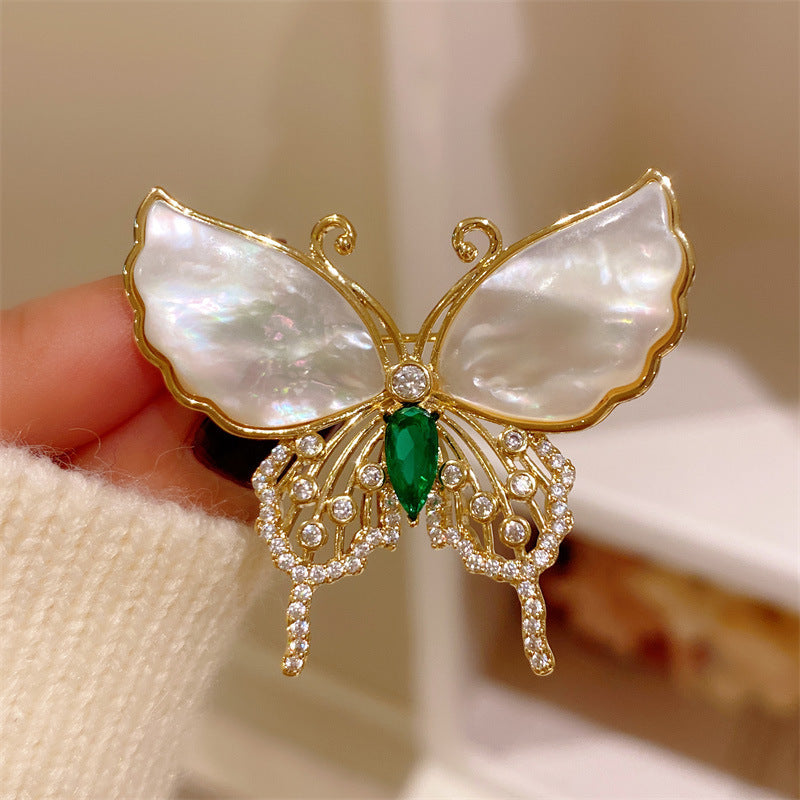 Elegant Anti-slip Brooch Pin – Minimalist Luxury Chest Clip For Women, Discreet Wardrobe Security Pin, Small Chic Decorative Brooch To Prevent Gaping, Premium Quality & Unique Design