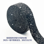 Resin rhinestone strip, self-adhesive rhinestone patch, clothing adhesive hot rhinestone DIY accessory rhinestone strip