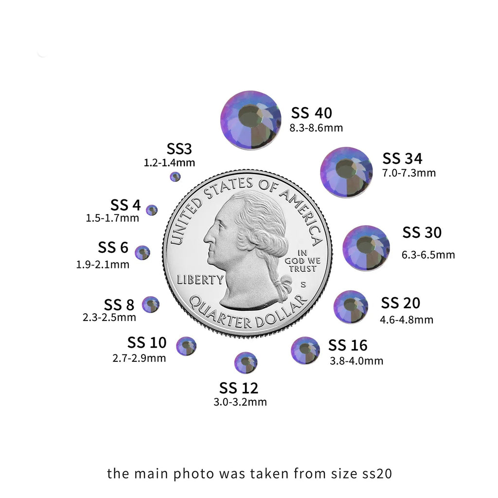 Hotfix Rhinestones, Crystal Rhinestones for Crafts Clothes DIY Decoration- Paradise Shine