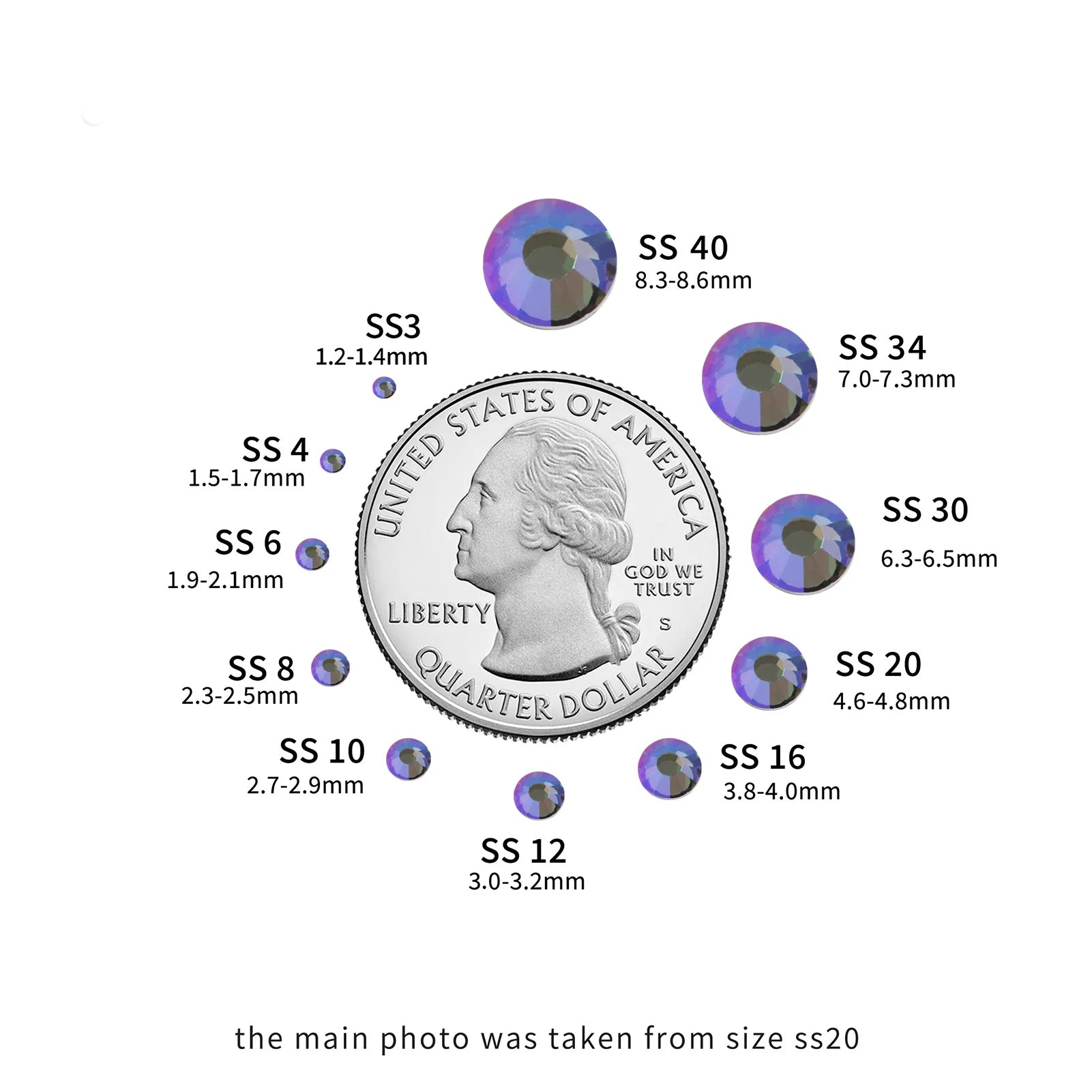 Hotfix Rhinestones, Crystal Rhinestones for Crafts Clothes DIY Decoration- Paradise Shine