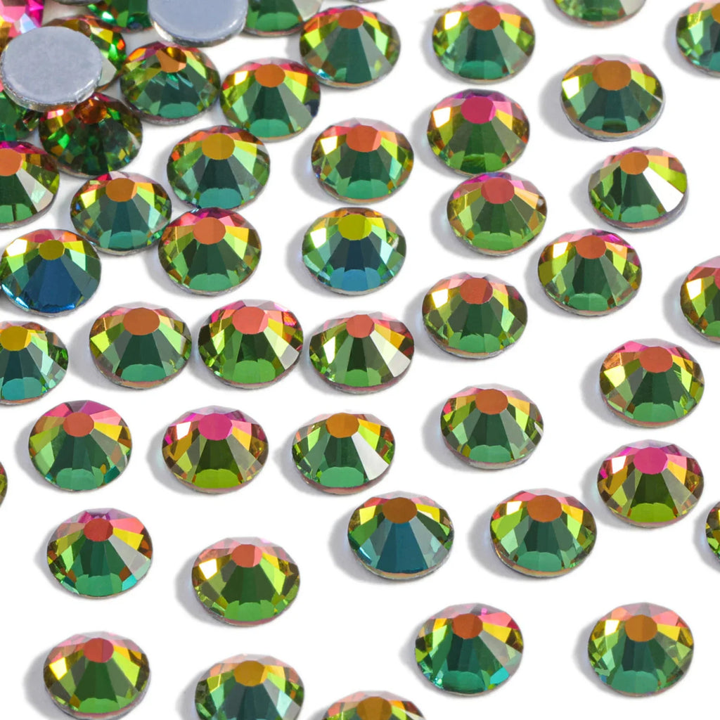 Hotfix Rhinestones, Crystal Rhinestones for Crafts Clothes DIY Decoration-Rainbow