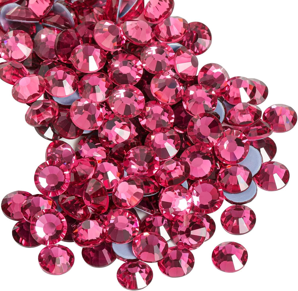 Hotfix Rhinestones, Crystal Rhinestones for Crafts Clothes DIY Decoration-Rose