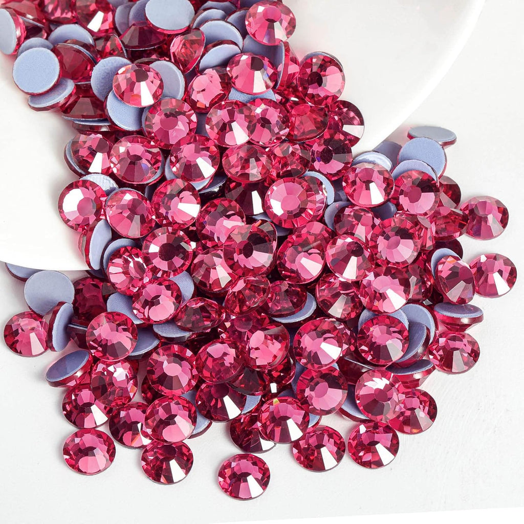 Hotfix Rhinestones, Crystal Rhinestones for Crafts Clothes DIY Decoration-Rose