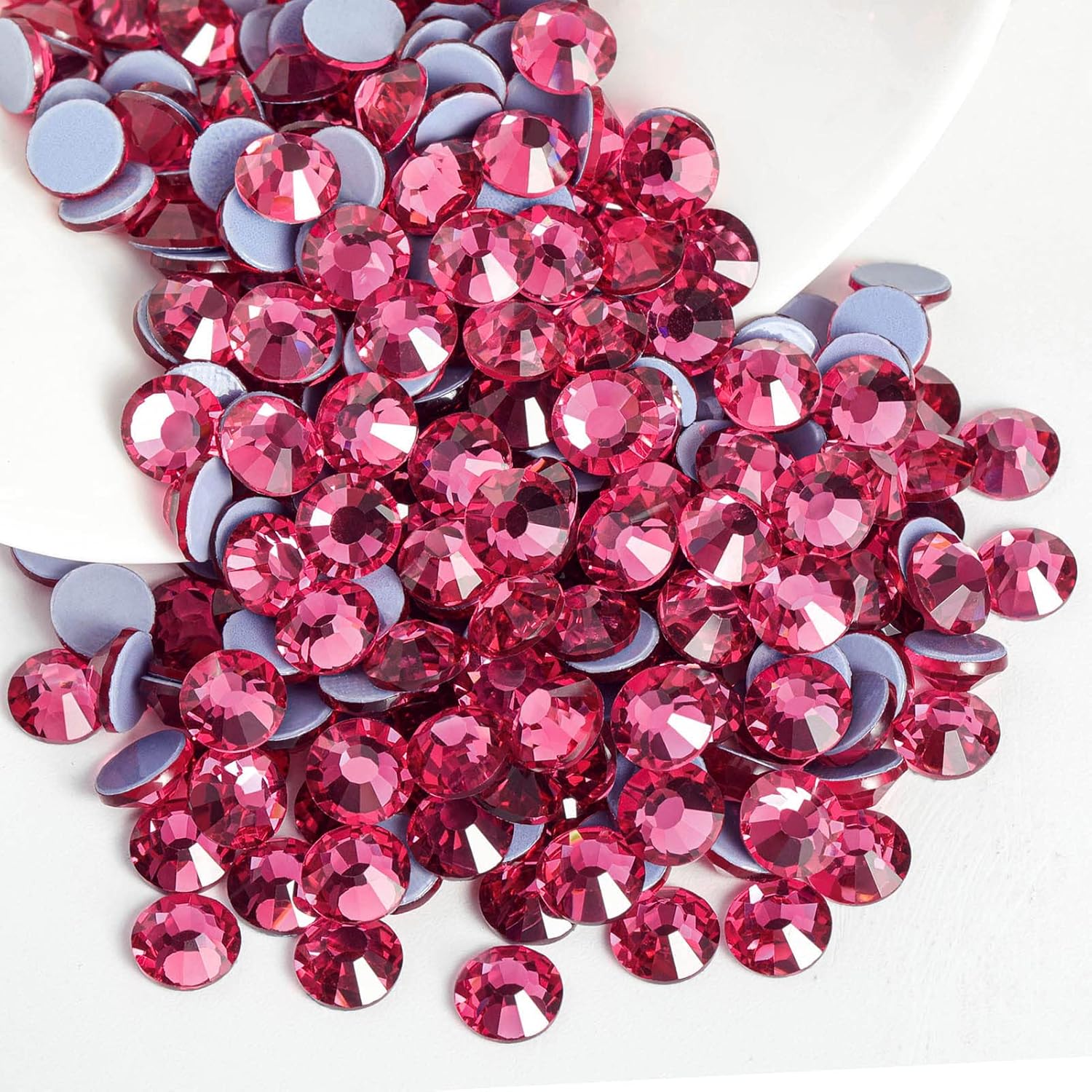 Hotfix Rhinestones, Crystal Rhinestones for Crafts Clothes DIY Decoration-Rose