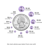Hotfix Rhinestones, Crystal Rhinestones for Crafts Clothes DIY Decoration-Violet