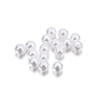 Round Pearl Beads with Hole - 5 Sizes Loose Pearls for Jewelry Making & DIY Crafts