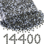 Hotfix Rhinestones Bulk, Hot Fix Rhinestones for Crafts Clothes DIY Decoration, Black Diamond