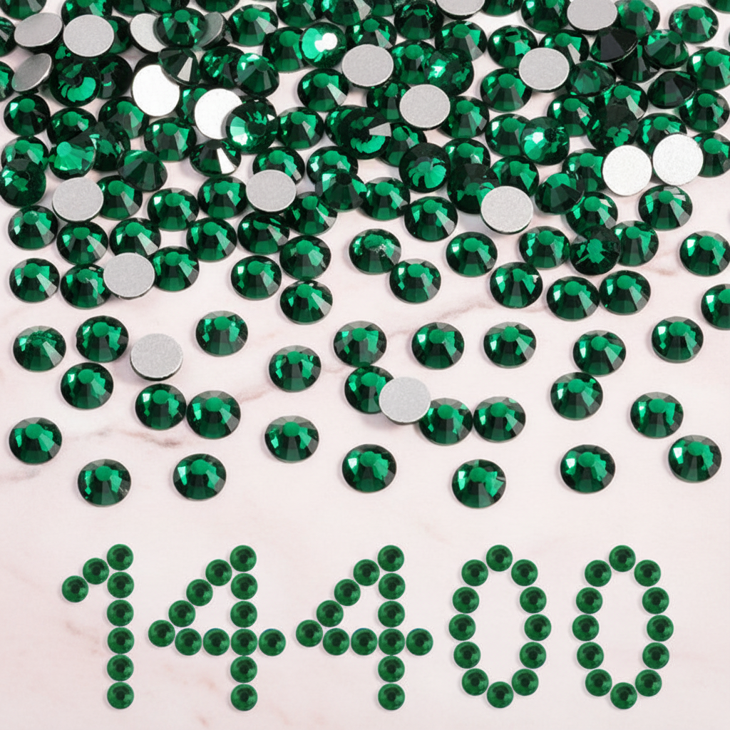 Emerald Rhinestones - Pink Theme