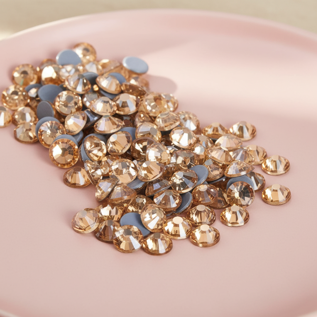 Golden Shadow Rhinestones - Pink Theme